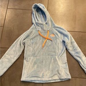 North Face hoodie S light blue